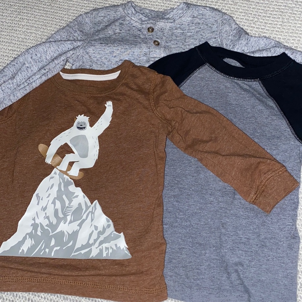 Boys SZ. 18 months L/S t-shirt bundle